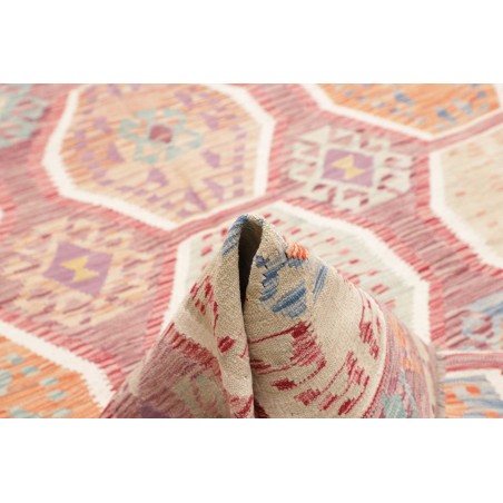 Tappeto Kilim Afghanistan beige marrone 201x290