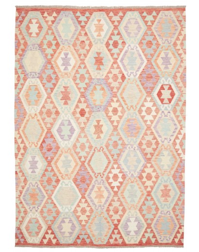 Tappeto Kilim Afghanistan bianco 207x285