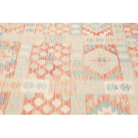 Tappeto Kilim Afghanistan giallo arancione 193x300