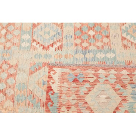 Tappeto Kilim Afghanistan giallo arancione 193x300