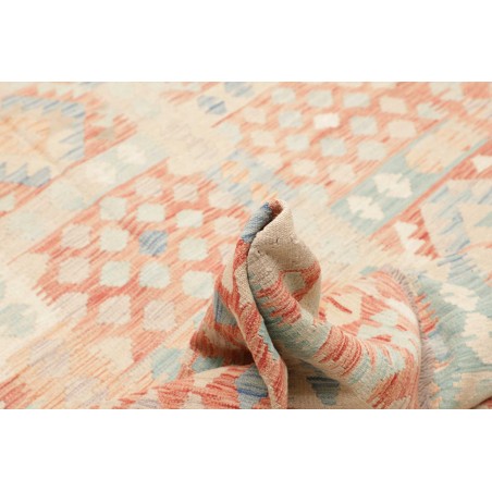 Tappeto Kilim Afghanistan giallo arancione 193x300