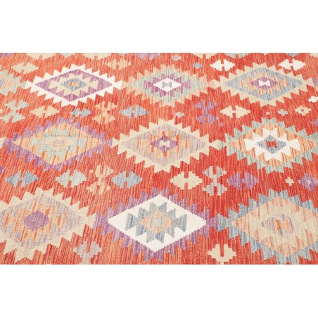 Tappeto Kilim Afghanistan beige rosso 209x290