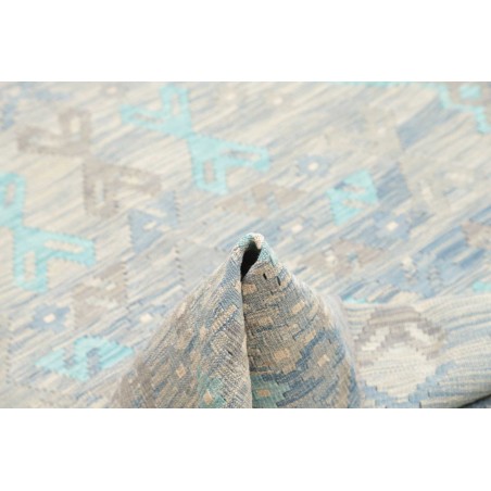 Tappeto Kilim Afghanistan beige bianco 156x203