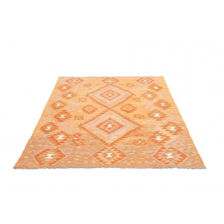 Tappeto Kilim Afghanistan marrone giallo 150x197