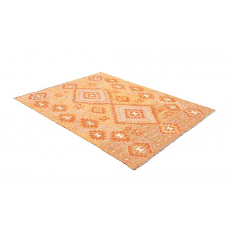 Tappeto Kilim Afghanistan marrone giallo 150x197