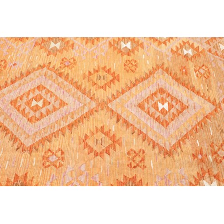 Tappeto Kilim Afghanistan marrone giallo 150x197