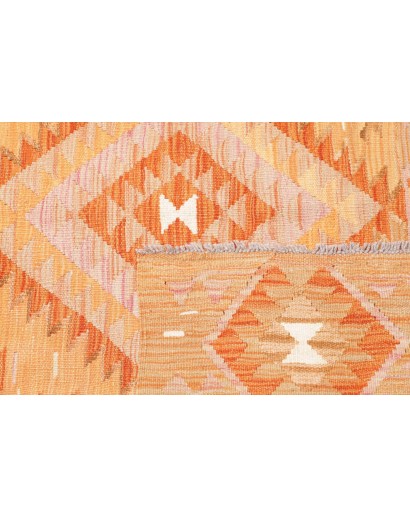 Tappeto Kilim Afghanistan marrone giallo 150x197