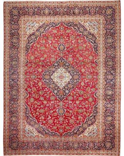 Tappeto Ardakan Persia marrone grigio 314x392