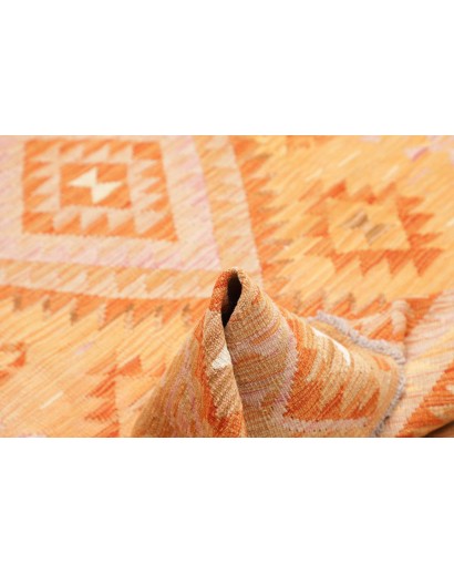 Tappeto Kilim Afghanistan marrone giallo 150x197