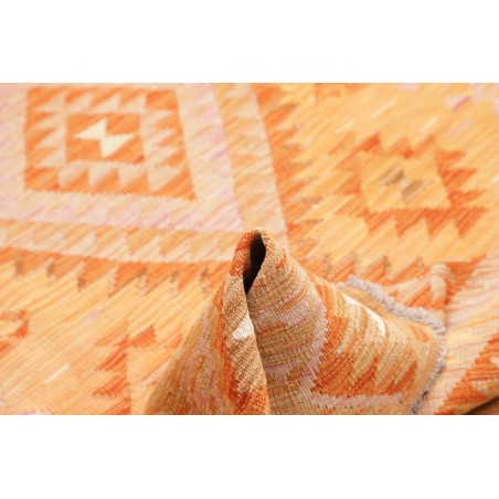 Tappeto Kilim Afghanistan marrone giallo 150x197