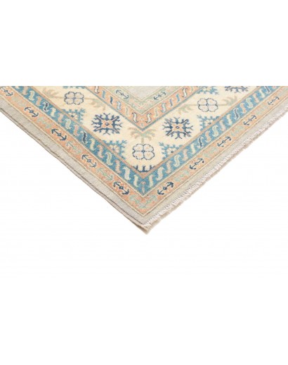 Tappeto Kazak Afghanistan bianco grigio 203x300