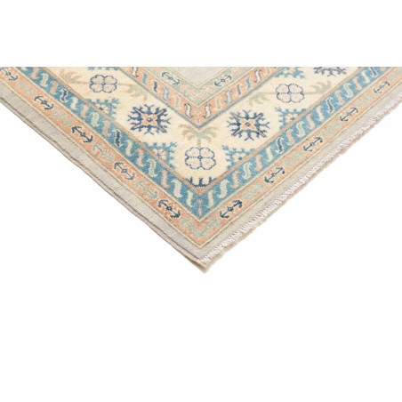 Tappeto Kazak Afghanistan bianco grigio 203x300