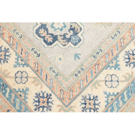 Tappeto Kazak Afghanistan bianco grigio 203x300