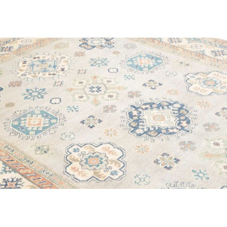 Tappeto Kazak Afghanistan bianco grigio 203x300