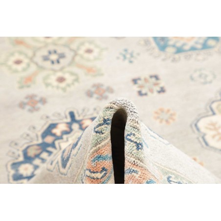 Tappeto Kazak Afghanistan bianco grigio 203x300