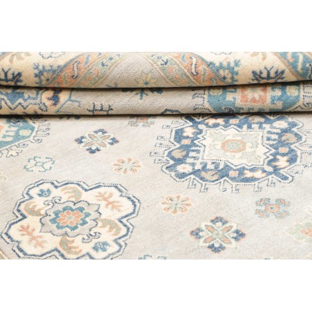 Tappeto Kazak Afghanistan bianco grigio 203x300