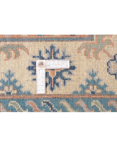 Tappeto Kazak Afghanistan bianco grigio 203x300