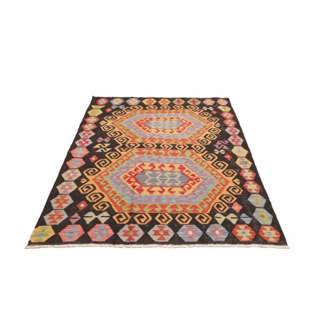 Tappeto Kilim Afghanistan marrone 128x172