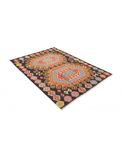 Tappeto Kilim Afghanistan marrone 128x172