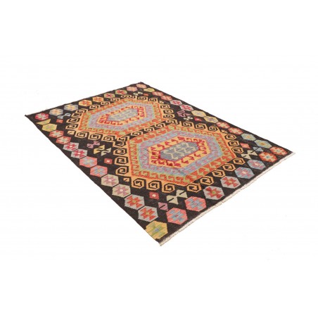 Tappeto Kilim Afghanistan marrone 128x172