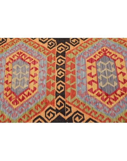 Tappeto Kilim Afghanistan marrone 128x172