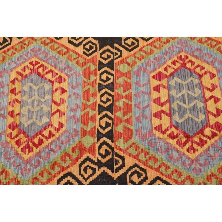 Tappeto Kilim Afghanistan marrone 128x172