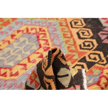 Tappeto Kilim Afghanistan marrone 128x172