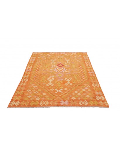 Tappeto Kilim Afghanistan arancione 135x180