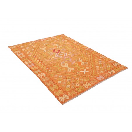 Tappeto Kilim Afghanistan arancione 135x180