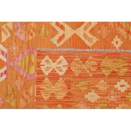 Tappeto Kilim Afghanistan arancione 135x180