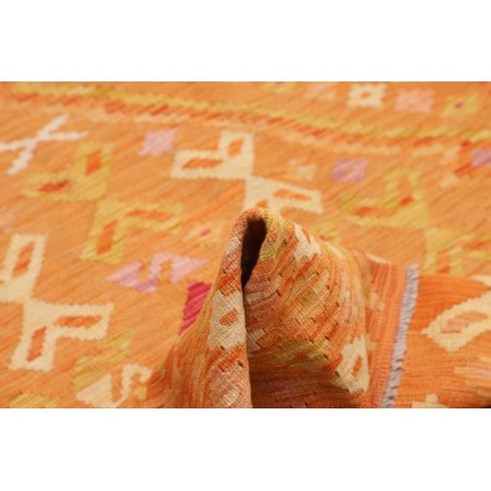 Tappeto Kilim Afghanistan arancione 135x180