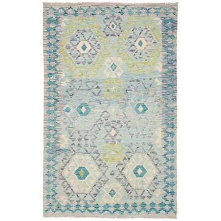 Tappeto Kilim Afghanistan beige grigio 120x191