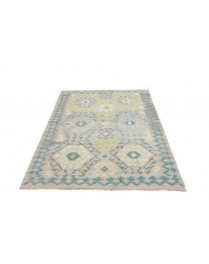 Tappeto Kilim Afghanistan beige grigio 120x191