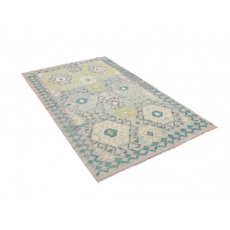 Tappeto Kilim Afghanistan beige grigio 120x191