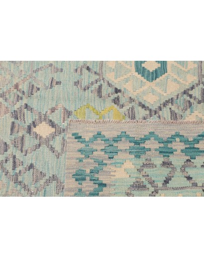 Tappeto Kilim Afghanistan beige grigio 120x191