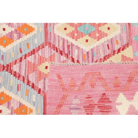 Tappeto Kilim Afghanistan beige arancione 121x184