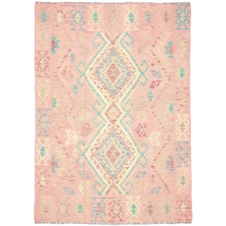 Tappeto Kilim Afghanistan giallo 126x174