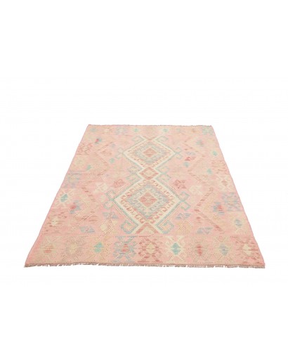 Tappeto Kilim Afghanistan giallo 126x174