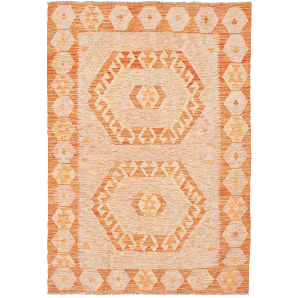 Tappeto Kilim Afghanistan marrone 123x175