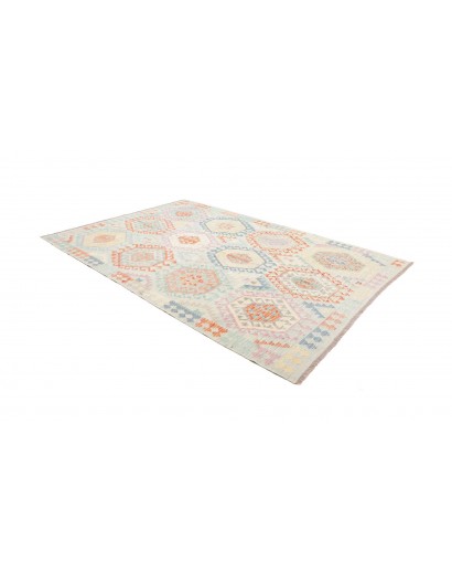 Tappeto Kilim Afghanistan bianco 205x295