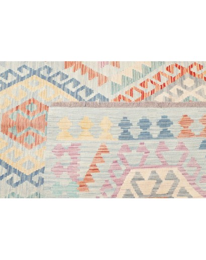 Tappeto Kilim Afghanistan bianco 205x295
