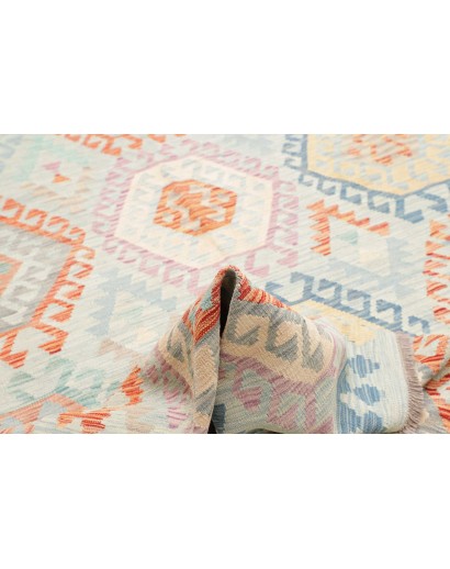 Tappeto Kilim Afghanistan bianco 205x295
