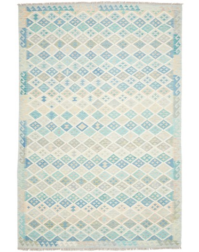 Tappeto Kilim Afghanistan bianco 202x300