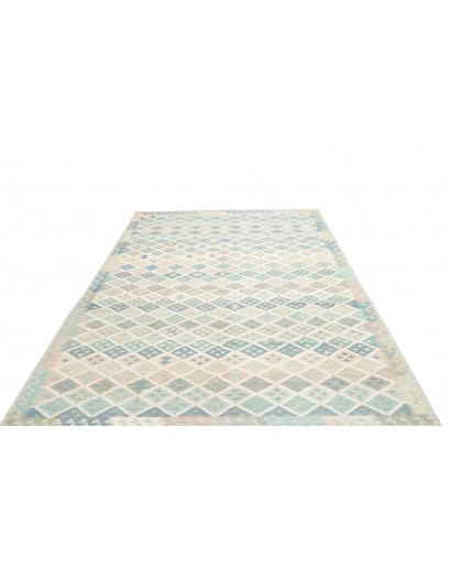 Tappeto Kilim Afghanistan bianco 202x300