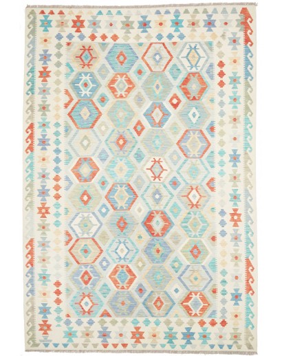 Tappeto Kilim Afghanistan bianco 198x297