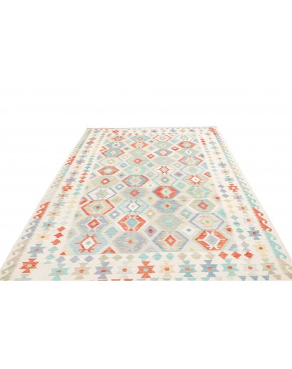Tappeto Kilim Afghanistan bianco 198x297