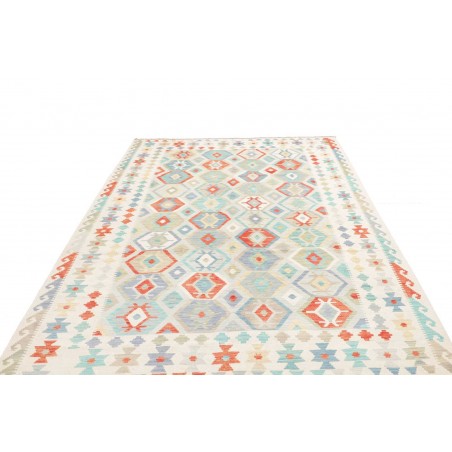 Tappeto Kilim Afghanistan bianco 198x297