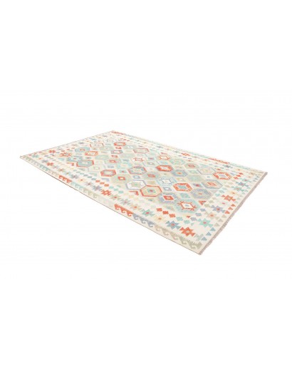Tappeto Kilim Afghanistan bianco 198x297