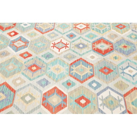 Tappeto Kilim Afghanistan bianco 198x297