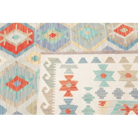 Tappeto Kilim Afghanistan bianco 198x297